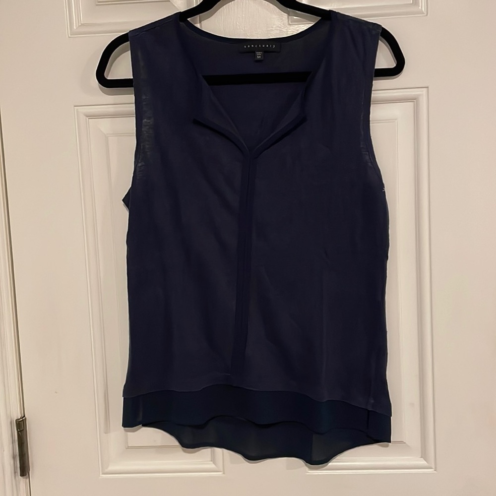 Sanctuary tank top, size XS, navy